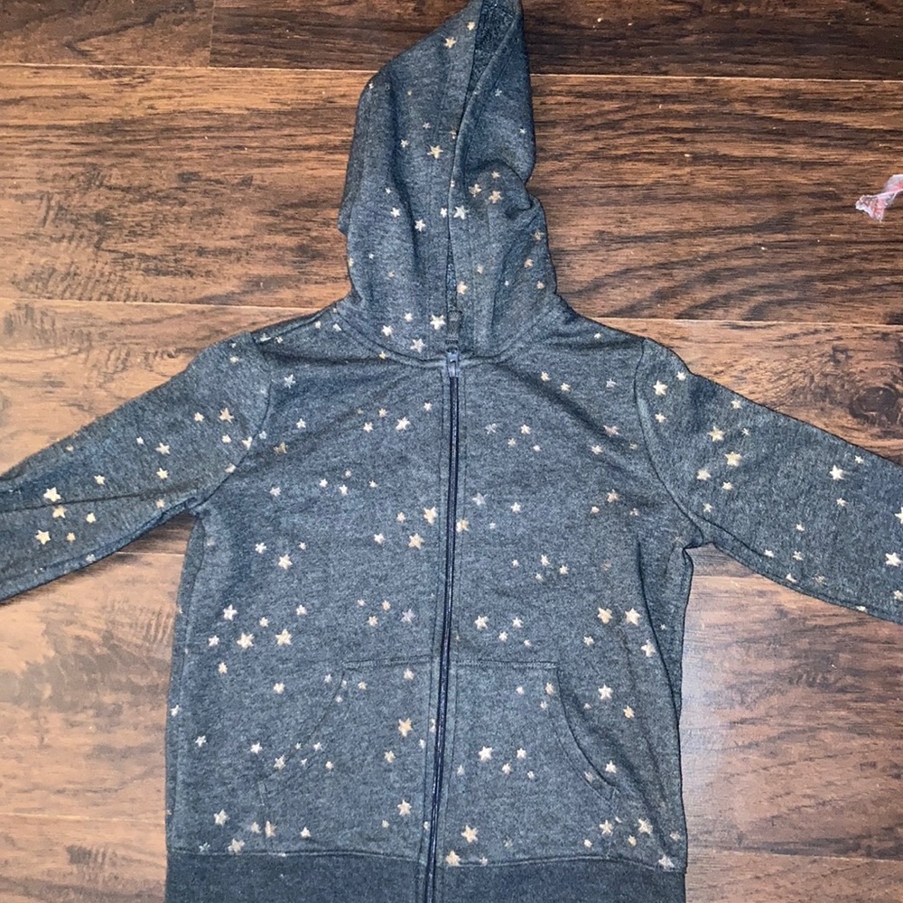 Cat & Jack Girls Stars Zip-Up Hoodie